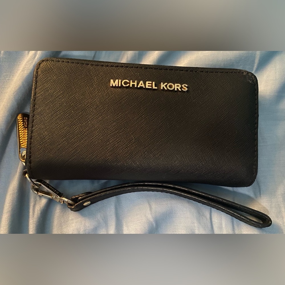 Michael Kors Black Wallet Wristlet
